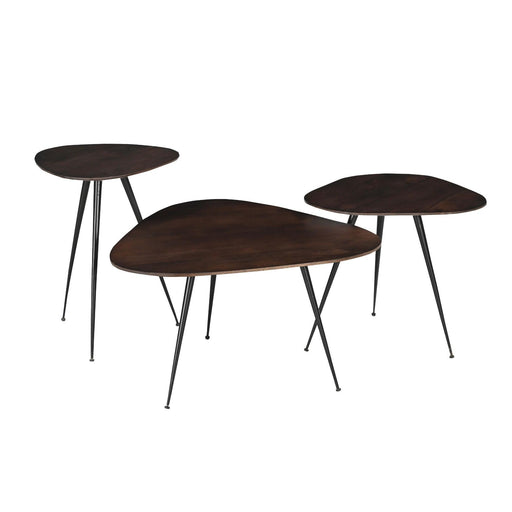 Brix Salontafel Mangohout Bruin 70 cm 70x70x39 cm-Salontafels-Livingfurn