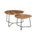 Brix Salontafel Mangohout Bruin 70 cm - Bruin-Salontafels-Livingfurn
