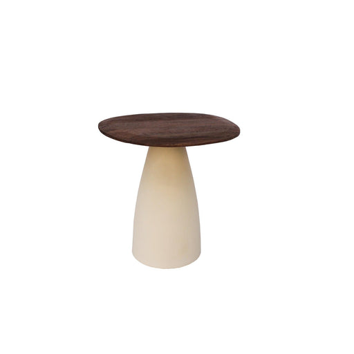 Brix Salontafel Mangohout Crème wit 43 cm 43x50x42 cm-Salontafels-Livingfurn