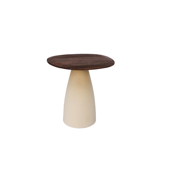 Brix Salontafel Mangohout Crème wit 43 cm-Salontafels-Livingfurn