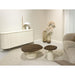 Brix Salontafel Mangohout Crème wit 76 cm-Salontafels-Livingfurn