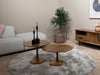 Brix Salontafel Mangohout Naturel hout 50 cm-Salontafels-Livingfurn
