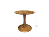 Brix Salontafel Mangohout Naturel hout 50 cm-Salontafels-Livingfurn