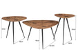 Brix Salontafel Mangohout Naturel hout 70 cm-Salontafels-Livingfurn