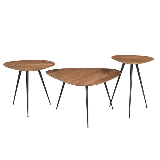 Brix Salontafel Mangohout Naturel hout 70 cm-Salontafels-Livingfurn
