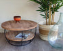 Brix Salontafel Mangohout Naturel hout 85 cm-Salontafels-Livingfurn