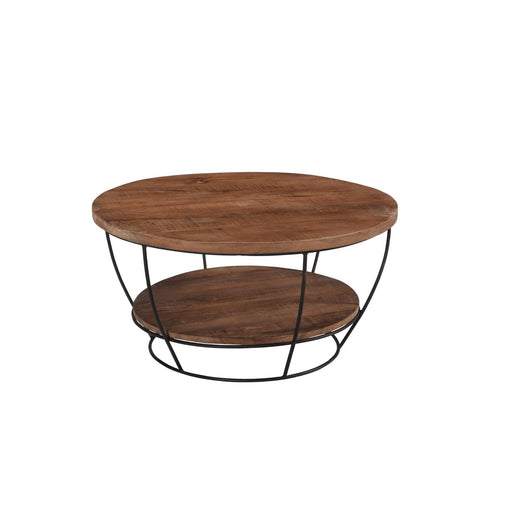 Brix Salontafel Mangohout Naturel hout 85 cm-Salontafels-Livingfurn
