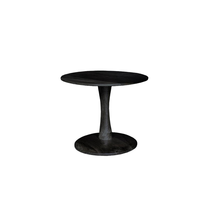 Brix Salontafel Mangohout Zwart 50 cm-Salontafels-Livingfurn