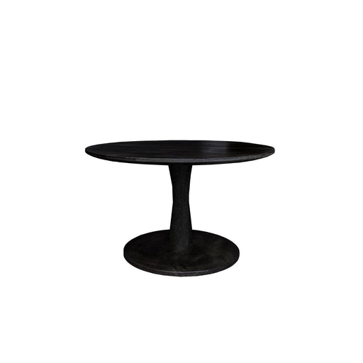 Brix Salontafel Mangohout Zwart 60 cm-Salontafels-Livingfurn