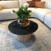 Brix Salontafel Marmer Zwart 70 cm-Salontafels-Livingfurn