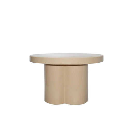 Brix Salontafel Metaal Beige 56 cm 56.5x56.5x35.5 cm-Salontafels-Livingfurn