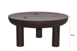 Brix Salontafel Metaal Bruin 85 cm-Salontafels-Livingfurn