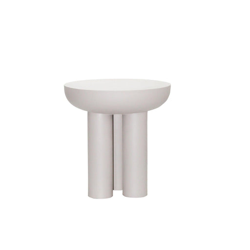 Brix Salontafel Metaal Wit 43 cm 43x43x45 cm-Salontafels-Livingfurn