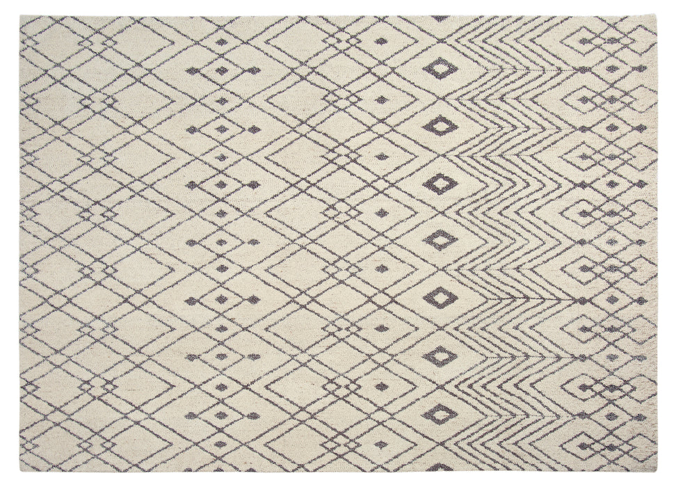 Brix Vloerkleed Katoen Beige 170x240 cm-Rechthoekige vloerkleden-Livingfurn
