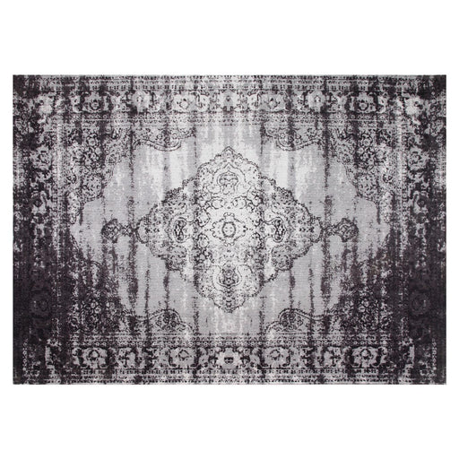 Brix Vloerkleed Katoen Zwart 200x290 cm-Rechthoekige vloerkleden-Livingfurn