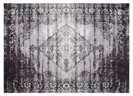 Brix Vloerkleed Katoen Zwart 240x170 cm-Rechthoekige vloerkleden-Livingfurn