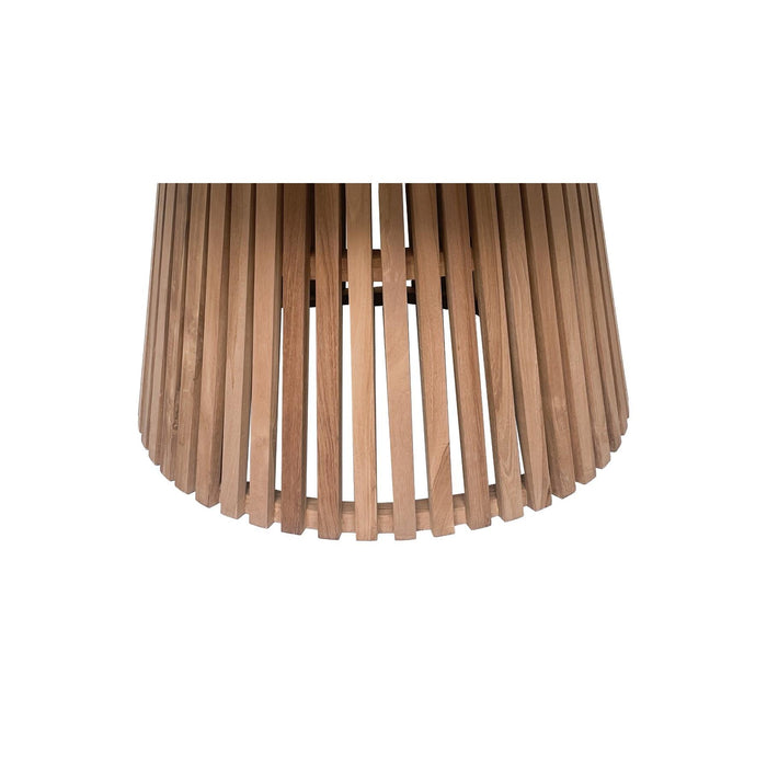 Buitentafel Cindo Teakhout Naturel hout 120 cm-Tuinmeubels-Livingfurn
