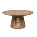Buitentafel Cindo Teakhout Naturel hout 120 cm-Tuinmeubels-Livingfurn