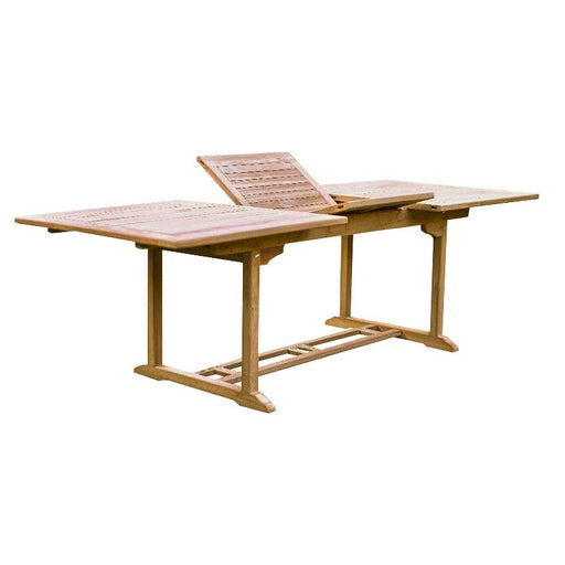 Buitentafel Extension Teakhout Naturel hout 100x180 cm-Tuinmeubels-Livingfurn
