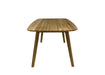 Buitentafel Lugano Teakhout Naturel hout 100x180 cm-Buitentafels-Livingfurn
