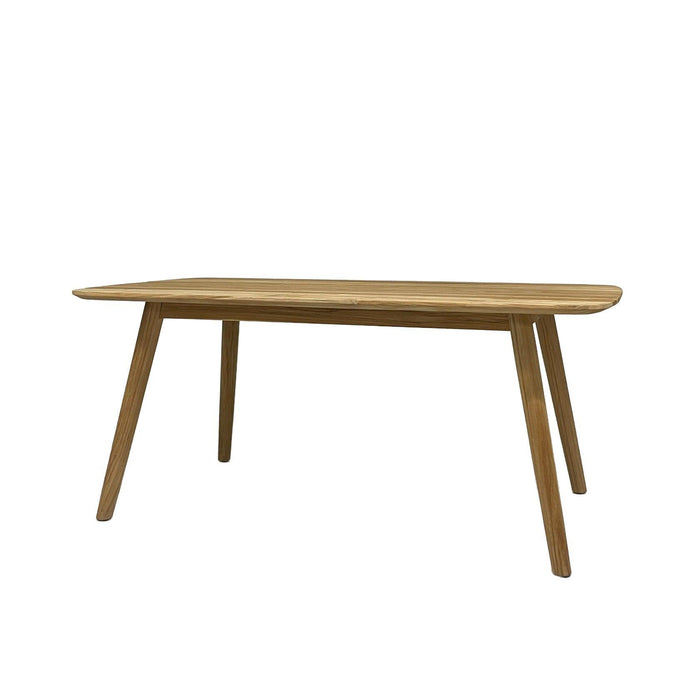 Buitentafel Lugano Teakhout Naturel hout 100x180 cm-Buitentafels-Livingfurn