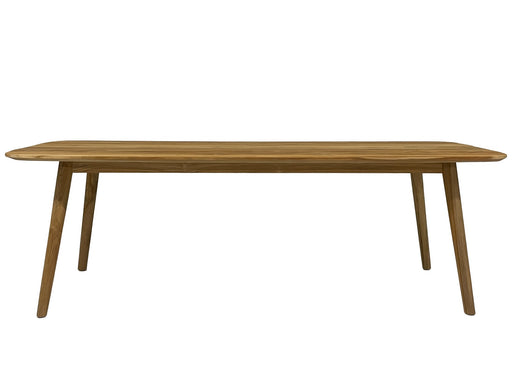 Buitentafel Lugano Teakhout Naturel hout 100x240 cm-Buitentafels-Livingfurn