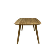Buitentafel Lugano Teakhout Naturel hout 100x240 cm-Tuinmeubels-Livingfurn
