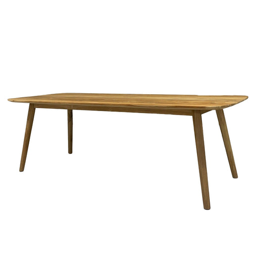 Buitentafel Lugano Teakhout Naturel hout 100x240 cm-Tuinmeubels-Livingfurn