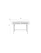 Bureau Amaya 2dr MDF Beige 40x120 cm-Consoletafels-Creating Home