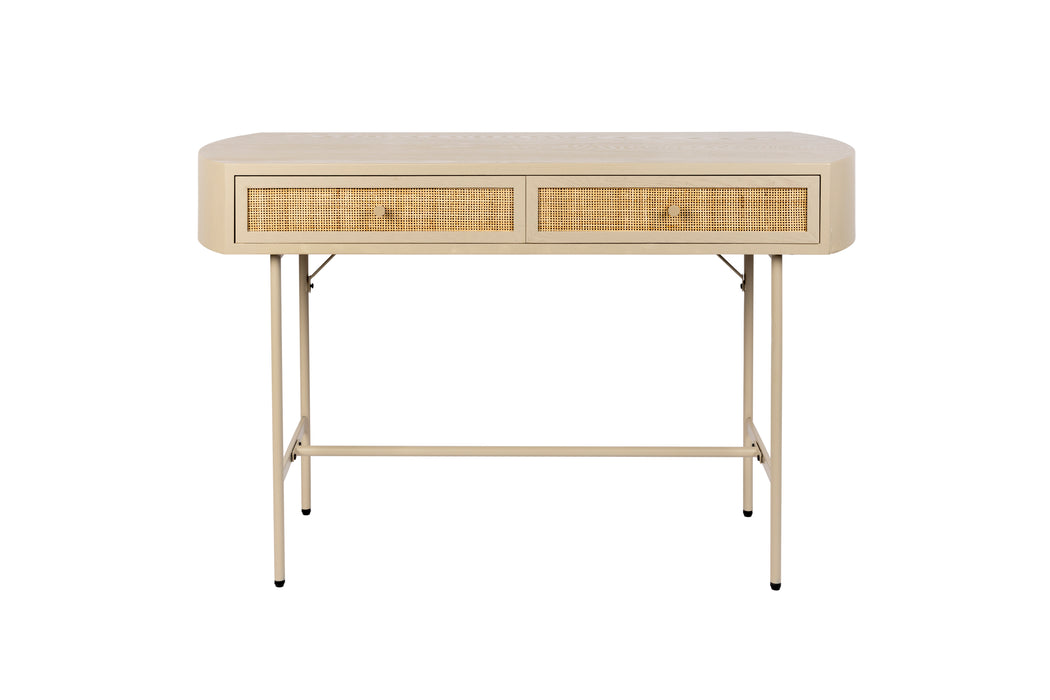 Bureau Amaya 2dr MDF Beige 40x120 cm-Consoletafels-Creating Home