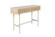 Bureau Amaya 2dr MDF Beige 40x120 cm-Consoletafels-Creating Home
