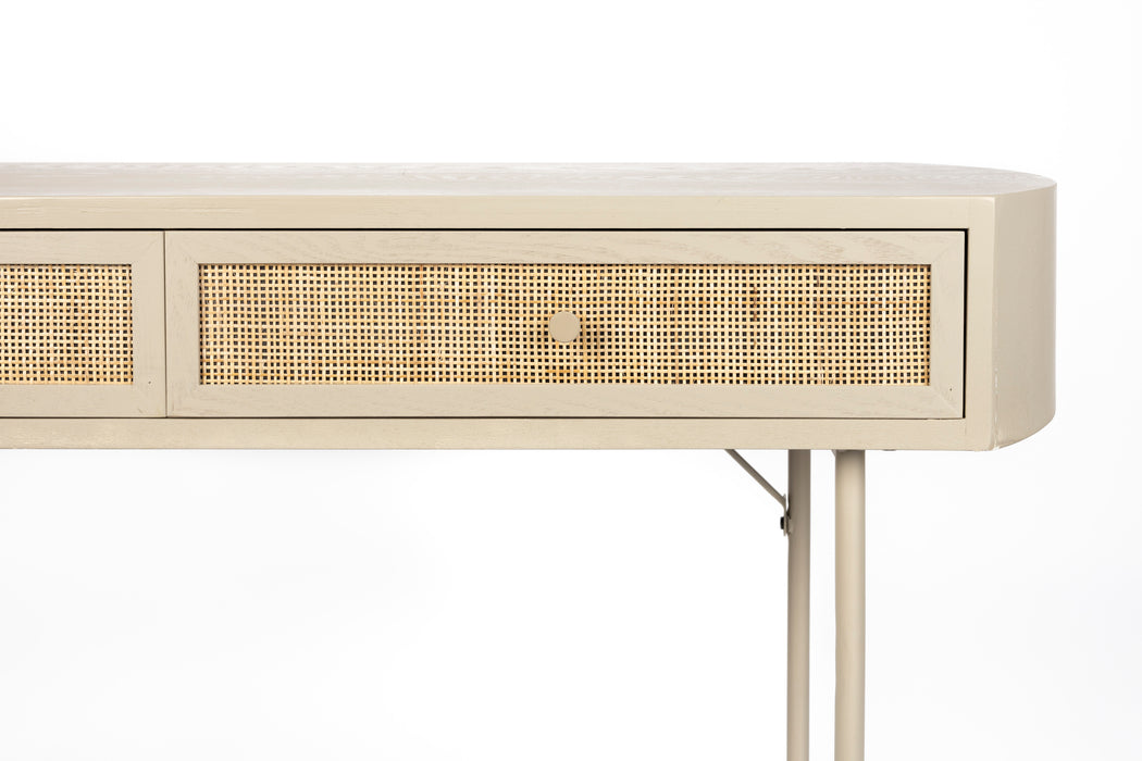 Bureau Amaya 2dr MDF Beige 40x120 cm-Consoletafels-Creating Home