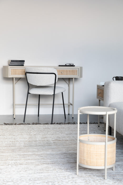 Bureau Amaya 2dr MDF Beige 40x120 cm-Consoletafels-Creating Home