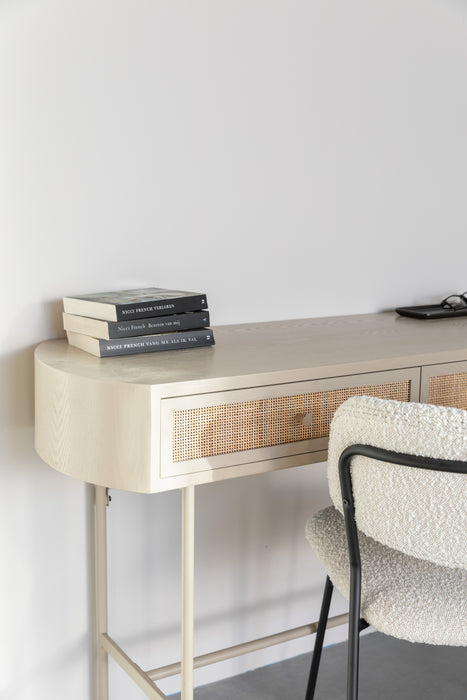 Bureau Amaya 2dr MDF Beige 40x120 cm-Consoletafels-Creating Home