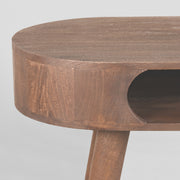 Bureau Bella Espresso Mangohout 120 cm 120x42x77 cm-Bureaus-LABEL51