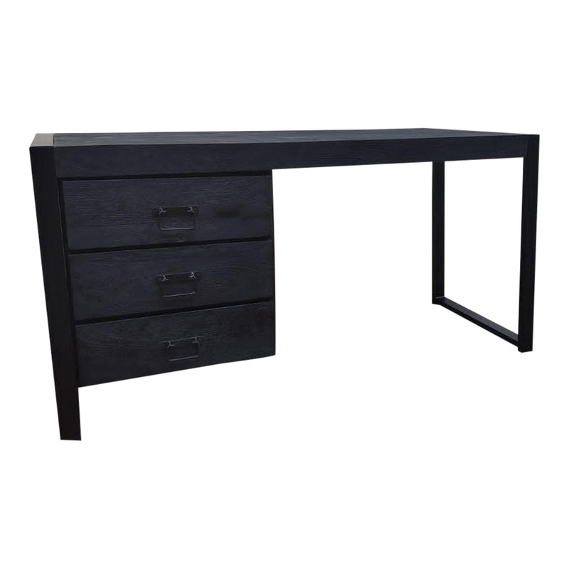 Bureau Boaz Zwart 145x58x74 cm-Bureaus-Starfurn