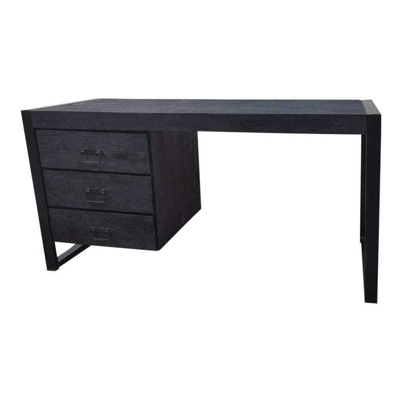 Bureau Boaz Zwart 145x58x74 cm-Bureaus-Starfurn