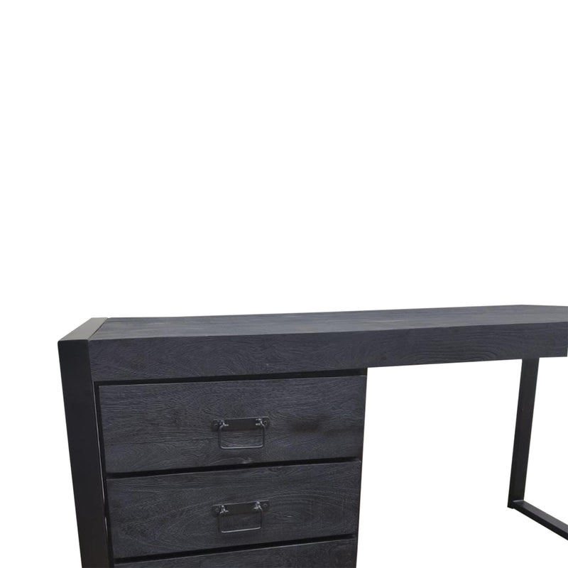 Bureau Boaz Zwart 145x58x74 cm-Bureaus-Starfurn