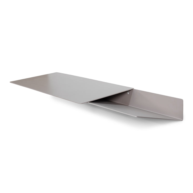 Bureau DRIFT Staal Silky Taupe 100x35x10.5cm Spinder Design-Bureaus-Spinder