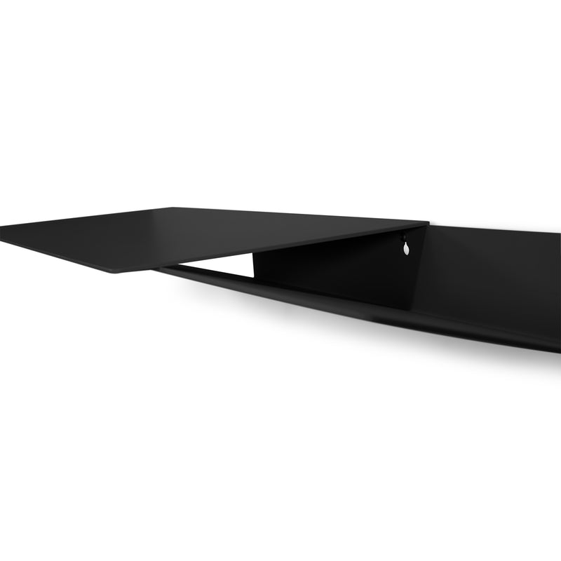 Bureau DRIFT Staal Zwart 100x35x10.5cm Spinder Design-Bureaus-Spinder