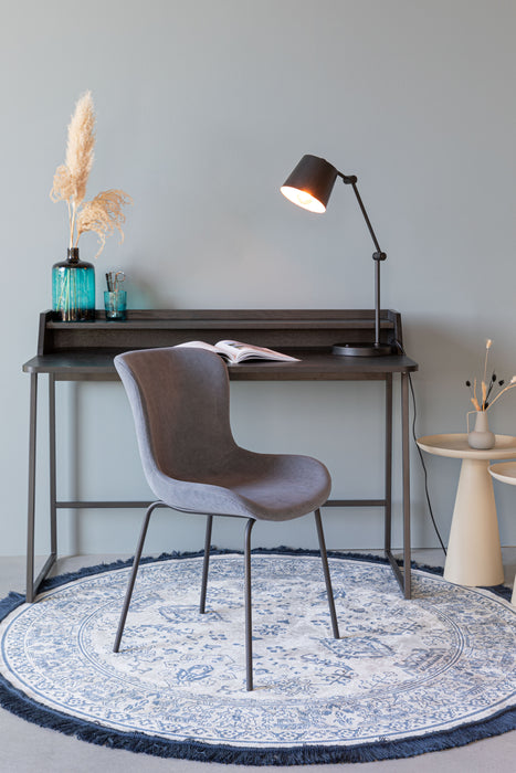Bureau Giorgio Eikenfineer Zwart 120x60 cm-Bureaus-Creating Home