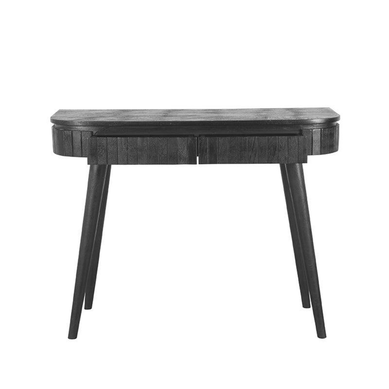Bureau Nils Zwart Mangohout 100 cm 100x38x77 cm-Bureaus-LABEL51