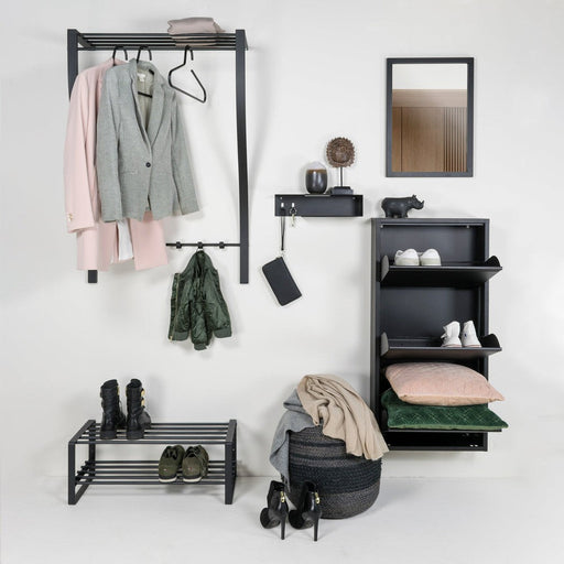 CARVE 1 Wandkapstok - Zwart Spinder Design-Kapstokken-Spinder