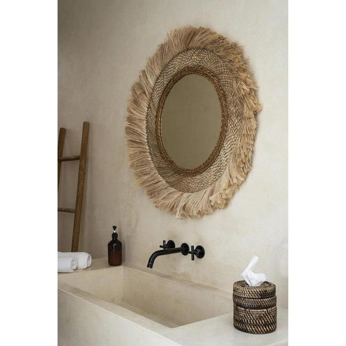 Capri Spiegel - Naturel - L-Spiegels-Bazar Bizar