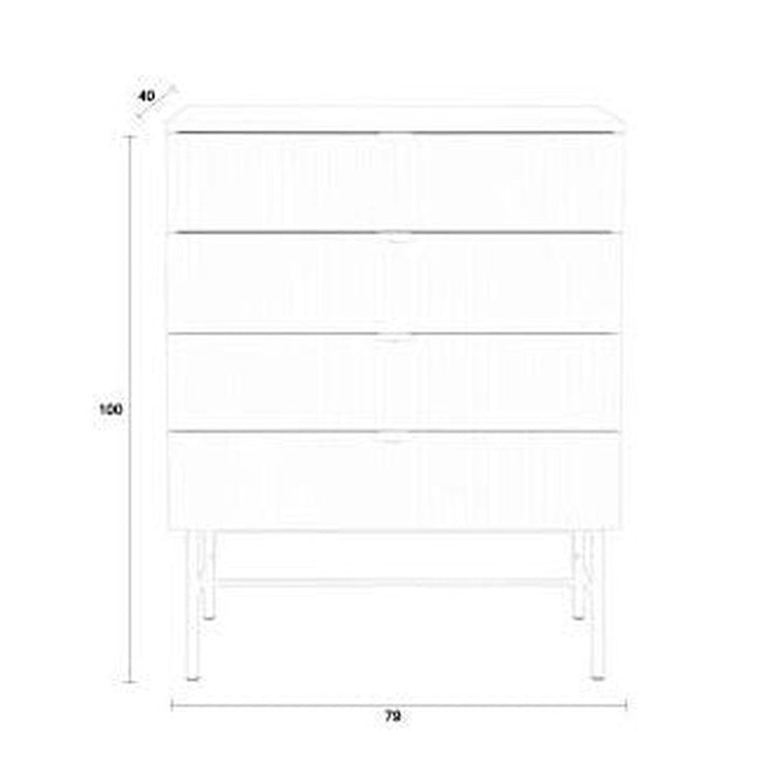 Cayo ladenkast | Licht Grijs-Ladenkasten-Creating Home