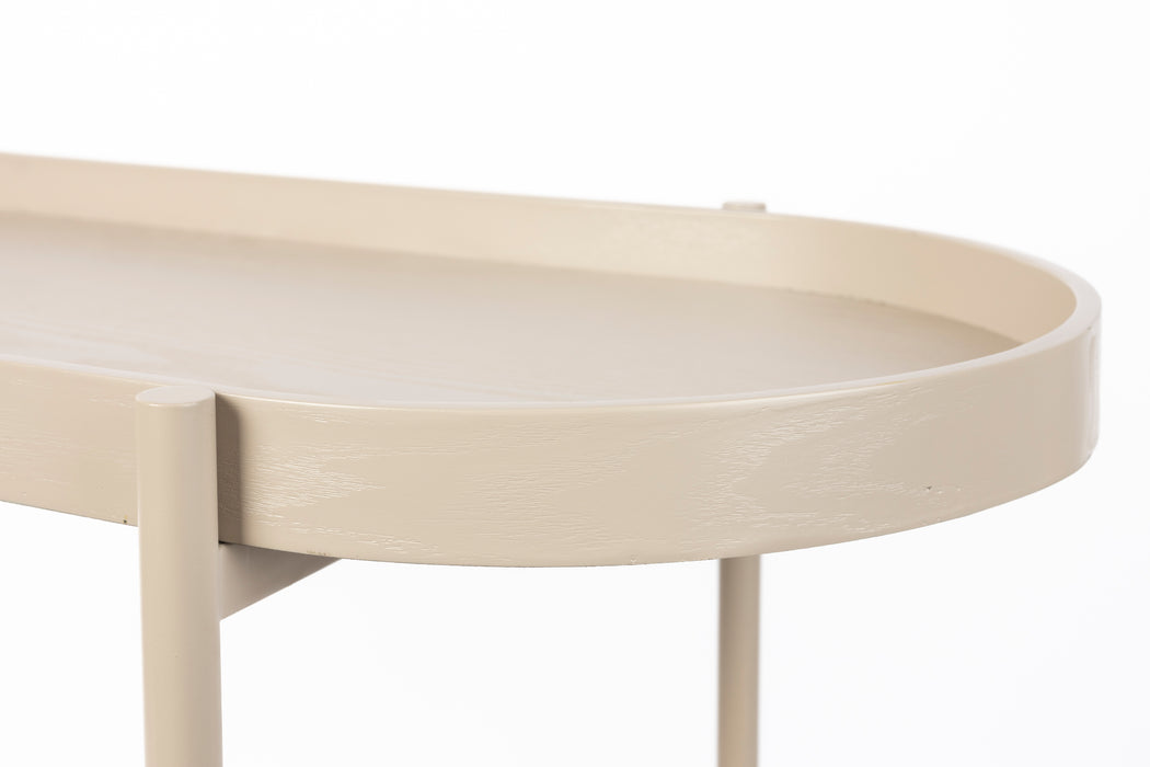 Consoletafel Amaya MDF Beige 39x85 cm-Consoletafels-Creating Home