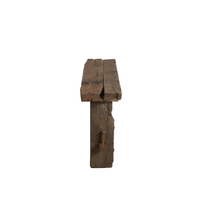 Consoletafel Brut Gerecycled Hout Bruin 150x35x75 cm-Consoletafels-J-Line