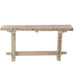 Consoletafel Brut Gerecycled Hout Wit 150x37x77 cm-Consoletafels-J-Line