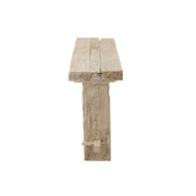 Consoletafel Brut Gerecycled Hout Wit 150x37x77 cm-Consoletafels-J-Line