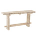 Lamp Wit Recycled hout 37 cm-Tafellampen-J-Line